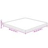 vidaXL Firkantet bordplate mørkebrun 70x70x1,5 cm behandlet heltre eik