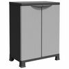 vidaXL Plastskap 68x39x92 cm rottingdesign