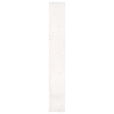 vidaXL Bokhylle/romdeler hvit 80x30x199,5 cm heltre furu