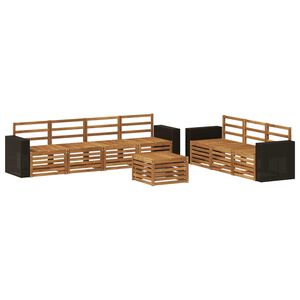 vidaXL Sofasett 8 pcs Solid akasietre
