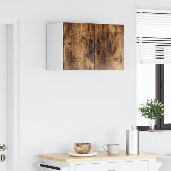 vidaXL Kj&oslash;kkenskap med lagring Kalmar 2 pcs R&oslash;kt eik 30 x 31 x 40 cm