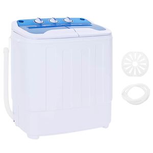 vidaXL Minivaskemaskin tvillingkar 5,6 kg