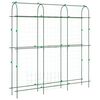 vidaXL Hageespalier for klatreplanter U-form 181x31x182,5 cm st&aring;l