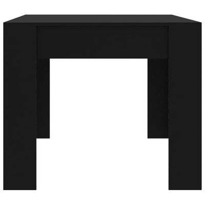 vidaXL Spisebord svart 180x90x76 cm sponplate