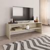 vidaXL TV-benk sonoma eik 120x40x40 cm konstruert tre