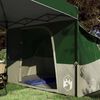 vidaXL Camping Telt Sett med tak 2 pcs gr&oslash;nn Taffeta og Stoff