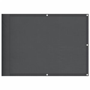 vidaXL Balkongskjerm antrasitt 75x700 cm 100% polyester oxford