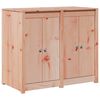 vidaXL Utend&oslash;rs kj&oslash;kkenskap MEPPEL Hvit 106 x 55 x 92 cm Heltre furu