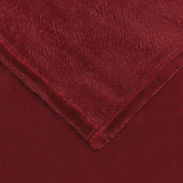 vidaXL Kastepledd 6 pcs Bordeaux R&oslash;d 130 x 150 cm Fleece