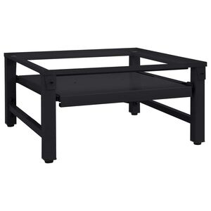 vidaXL Vaskemaskin Pedestal Svart 62 x 60,5 x 32,5 cm St&aring;l
