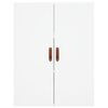 vidaXL Highboard hvit 69,5x34x180 cm konstruert tre