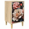 vidaXL Nattbordskap BORNE Sonoma eik 36 x 33 x 60 cm Konstruert tre