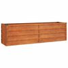 vidaXL H&oslash;ybed rust 160x40x45 cm cortenst&aring;l