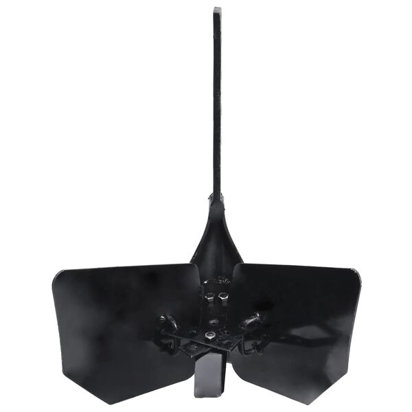 vidaXL Hagefreser plogtilbehør svart metall