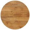 vidaXL Bordplate &Oslash; 80x3,8 cm rund heltre mango