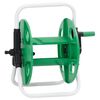 vidaXL Frittst&aring;ende slangetrommel for 45 m 1/2" slange st&aring;l gr&oslash;nn