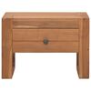vidaXL Nattbord 50x30x35 cm heltre teak