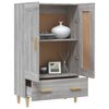 vidaXL Highboard gr&aring; sonoma 70x31x115 cm konstruert tre