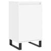 vidaXL Skjenk hvit 40x35x70 cm konstruert tre
