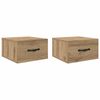 vidaXL Nattbordskap 2 stk. artisan eik 35 x 35 x 20 cm Konstruert tre