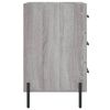 vidaXL Nattbord grå sonoma 40x40x66 cm konstruert tre
