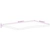 vidaXL Skrivebordsplate med kurve 120x60x2,5 cm heltre grovt mangotre