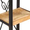 vidaXL Bokhylle 3 etasjer 40x30x80 cm heltre mango