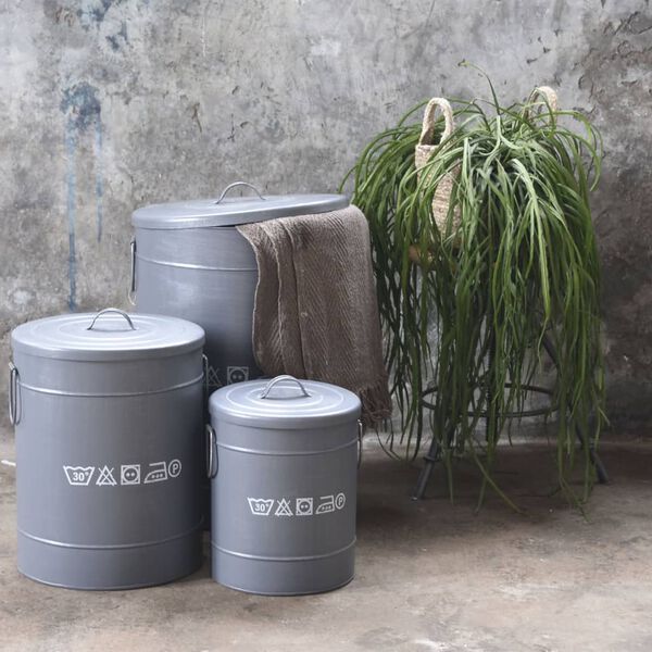 LABEL51 Skittent&oslash;yskurv 40x40x58 cm L antikk gr&aring;