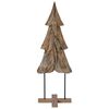 vidaXL Juletre Brun 121 cm Massivt Teaktre
