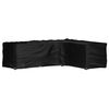 vidaXL L-formet hagem&oslash;beltrekk 16 maljer 260x210x80 cm