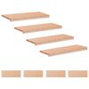 vidaXL Trappetrinn 8 stk. 70 x 25 x 2 cm Naturlig Massiv b&oslash;ketre