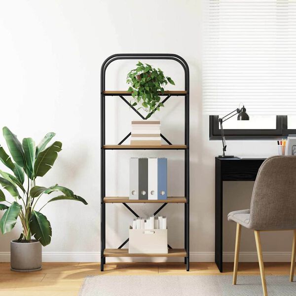 vidaXL Bokhylle Artisan Eik 60 x 30 x 146 cm Konstruert tre