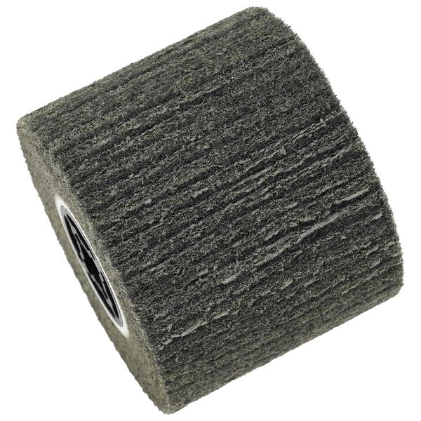 vidaXL Slipe ruller 3 pcs Svart 12 x 12 x 10 cm Syntetisk fiber