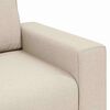 vidaXL Sofa Beige 100 x 77 x 82 cm Linblandingsstoff