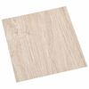 vidaXL Gulvplanker Hvit og trefarge 5,11 m&sup2; 55 stk. PVC