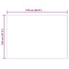 vidaXL Faux Skinnmatte Tafalla Rosa 120 x 170 cm Polyester