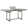 vidaXL Utend&oslash;rs spisebord (120-170)x80x75 cm heltre akasie