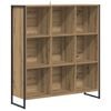 vidaXL Bokskap 99,5 x 30 x 108,5 cm Konstruert tre Kunstnerisk Eik
