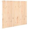 vidaXL Veggmontert hodegavl 127,5x3x110 cm heltre furu
