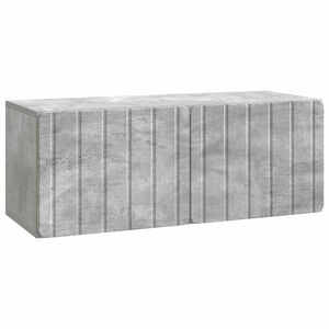 vidaXL Vegghengt TV skap Betonggr&aring; 78,5 x 31 x 30 cm Konstruert tre