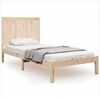vidaXL Sengeramme uten madrass 100x200 cm heltre furu