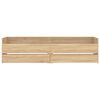 vidaXL Sengeramme med skuffer sonoma eik 90x200 cm