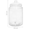 vidaXL Drikkedispenser 5800 ml glass