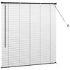 vidaXL Venetianspersienner med gardiner Svart 130 x 135 cm Aluminium