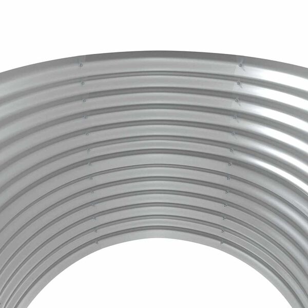 vidaXL H&oslash;ybed galvanisert st&aring;l 100x100x68 cm s&oslash;lv