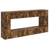 vidaXL Konsollbord R&oslash;kt Eik 155 x 29 x 74 cm Konstruert tre