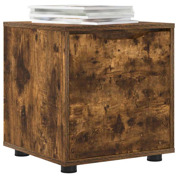 vidaXL Baderomsskap R&oslash;kt eik 40,5 x 40 x 44 cm Konstruert tre