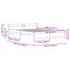 vidaXL Sengestamme med hodegjerde Voksbrun 160 x 200 cm Heltre furu