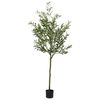 vidaXL Kunstig oliventre 700 blader 165 cm gr&oslash;nn