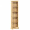 vidaXL Bokhylle Corona 46x20x170 cm heltre furu
